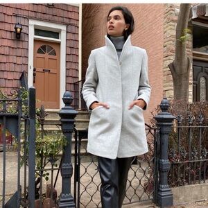 Wilfred Light Gray Trench Coat